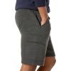 imageAmazon Essentials Mens Fleece Cargo ShortCharcoal Heather