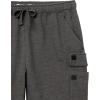 imageAmazon Essentials Mens Fleece Cargo ShortCharcoal Heather