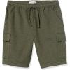imageAmazon Essentials Mens Fleece Cargo ShortOlive Heather