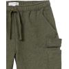 imageAmazon Essentials Mens Fleece Cargo ShortOlive Heather