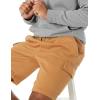 imageAmazon Essentials Mens Fleece Cargo ShortTan