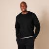 imageAmazon Essentials Mens Fleece Crewneck Sweatshirt Available in Big ampamp TallBlack