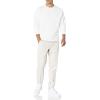 imageAmazon Essentials Mens Fleece Crewneck Sweatshirt Available in Big ampamp TallOffwhite