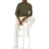 imageAmazon Essentials Mens Fleece Crewneck Sweatshirt Available in Big ampamp TallOlive Heather