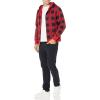 imageAmazon Essentials Mens FullZip Fleece Hoodie Available in Big ampamp TallBlack Red Buffalo Plaid