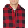 imageAmazon Essentials Mens FullZip Fleece Hoodie Available in Big ampamp TallBlack Red Buffalo Plaid