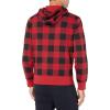 imageAmazon Essentials Mens FullZip Fleece Hoodie Available in Big ampamp TallBlack Red Buffalo Plaid