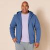 imageAmazon Essentials Mens FullZip Fleece Hoodie Available in Big ampamp TallBlue Heather
