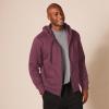 imageAmazon Essentials Mens FullZip Fleece Hoodie Available in Big ampamp TallBurgundy
