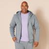 imageAmazon Essentials Mens FullZip Fleece Hoodie Available in Big ampamp TallLight Grey Heather