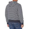 imageAmazon Essentials Mens FullZip Fleece Hoodie Available in Big ampamp TallNavy White Stripe