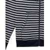 imageAmazon Essentials Mens FullZip Fleece Hoodie Available in Big ampamp TallNavy White Stripe