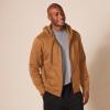 imageAmazon Essentials Mens FullZip Fleece Hoodie Available in Big ampamp TallToffee Brown