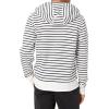 imageAmazon Essentials Mens FullZip Fleece Hoodie Available in Big ampamp TallWhite Stripe