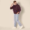 imageAmazon Essentials Mens Hoodies SherpaLined PulloverBurgundy