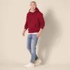 imageAmazon Essentials Mens Hoodies SherpaLined PulloverRed