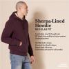imageAmazon Essentials Mens Hoodies SherpaLined PulloverRed