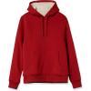 imageAmazon Essentials Mens Hoodies SherpaLined PulloverRed