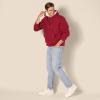 imageAmazon Essentials Mens Hoodies SherpaLined PulloverRed