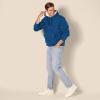 imageAmazon Essentials Mens Hoodies SherpaLined PulloverTeal Blue