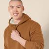 imageAmazon Essentials Mens Hoodies SherpaLined PulloverToffee Brown