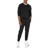 imageAmazon Essentials Mens Jogger Pants Casual Relaxed Fit Lightweight French Terry Available in Big ampamp TallBlack