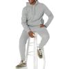 imageAmazon Essentials Mens Jogger Pants Casual Relaxed Fit Lightweight French Terry Available in Big ampamp TallGrey Heather
