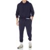 imageAmazon Essentials Mens Jogger Pants Casual Relaxed Fit Lightweight French Terry Available in Big ampamp TallNavy
