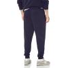 imageAmazon Essentials Mens Jogger Pants Casual Relaxed Fit Lightweight French Terry Available in Big ampamp TallNavy