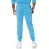 imageAmazon Essentials Mens Jogger Pants Casual Relaxed Fit Lightweight French Terry Available in Big ampamp TallTurquoise Blue