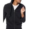 imageAmazon Essentials Mens Lightweight French Terry FullZip Hoodie with Comfortable FitBlack