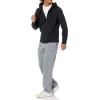 imageAmazon Essentials Mens Lightweight French Terry FullZip Hoodie with Comfortable FitBlack