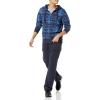 imageAmazon Essentials Mens Lightweight French Terry FullZip Hoodie with Comfortable FitBlue Wave