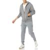 imageAmazon Essentials Mens Lightweight French Terry FullZip Hoodie with Comfortable FitCharcoal Heather