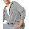imageAmazon Essentials Mens Lightweight French Terry FullZip Hoodie with Comfortable FitCharcoal Heather