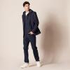 imageAmazon Essentials Mens Lightweight French Terry FullZip Hoodie with Comfortable FitDark Navy