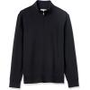 imageAmazon Essentials Mens Lightweight French Terry QuarterZip Mock Neck SweatshirtBlack