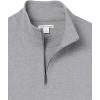 imageAmazon Essentials Mens Lightweight French Terry QuarterZip Mock Neck SweatshirtCharcoal Heather