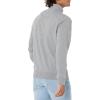 imageAmazon Essentials Mens Lightweight French Terry QuarterZip Mock Neck SweatshirtCharcoal Heather