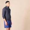 imageAmazon Essentials Mens Lightweight French Terry QuarterZip Mock Neck SweatshirtDark Navy