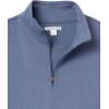 imageAmazon Essentials Mens Lightweight French Terry QuarterZip Mock Neck SweatshirtIndigo