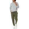 imageAmazon Essentials Mens Lightweight French Terry QuarterZip Mock Neck SweatshirtLight Grey Heather