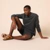 imageAmazon Essentials Mens Lightweight French Terry Short Available in Big ampamp TallCharcoal Heather