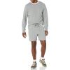 imageAmazon Essentials Mens Lightweight French Terry Short Available in Big ampamp TallGrey Heather