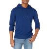 imageAmazon Essentials Mens Lightweight Jersey Pullover HoodieBlue