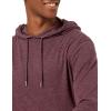 imageAmazon Essentials Mens Lightweight Jersey Pullover HoodieBurgundy