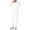 imageAmazon Essentials Mens Lightweight LongSleeve French Terry HoodieEggshell White