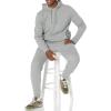 imageAmazon Essentials Mens Lightweight LongSleeve French Terry HoodieGrey Heather