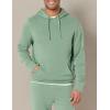 imageAmazon Essentials Mens Lightweight LongSleeve French Terry HoodieSage Green