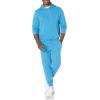 imageAmazon Essentials Mens Lightweight LongSleeve French Terry HoodieTurquoise Blue
